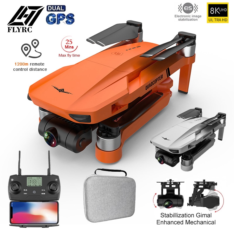 KF102 GPS Drone 4k Profesional 8K HD-kamera 2-akselinen kardaani Anti-Shake